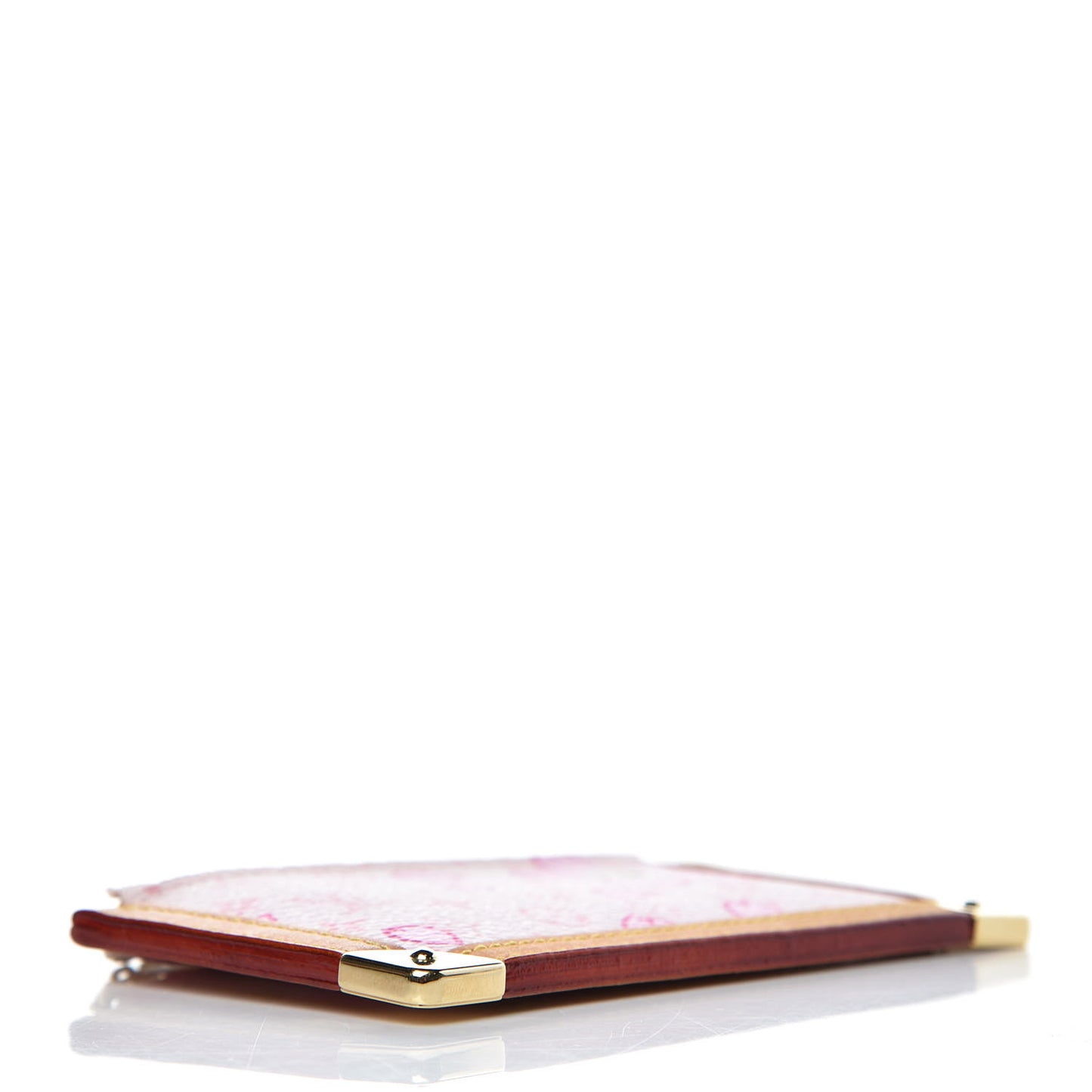 Monogram Cherry Blossom Key Pouch Pink