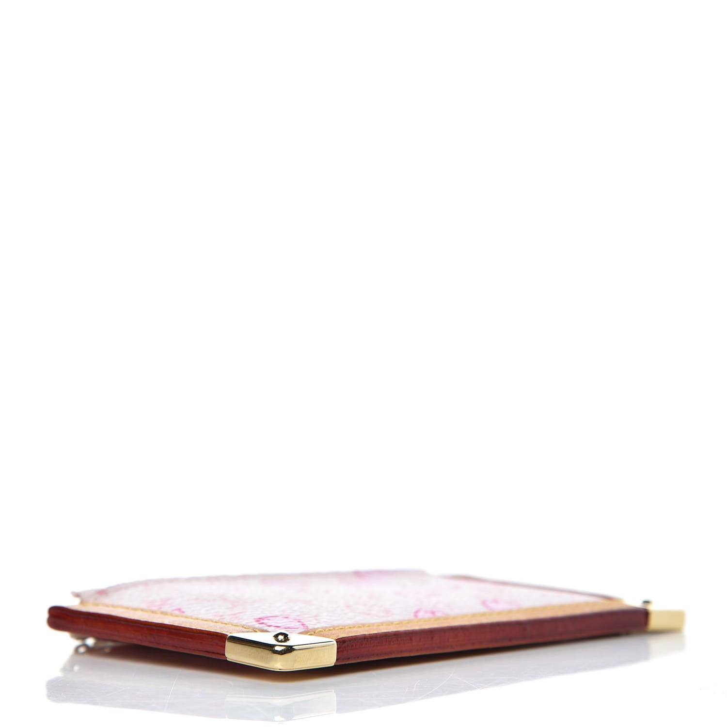 Louis Vuitton Monogram Cherry Blossom Key Pouch Pink 4 of 7