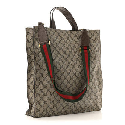 Gucci Soft GG Supreme Monogram Courrier Vertical Tote Beige New Acero 3 of 14