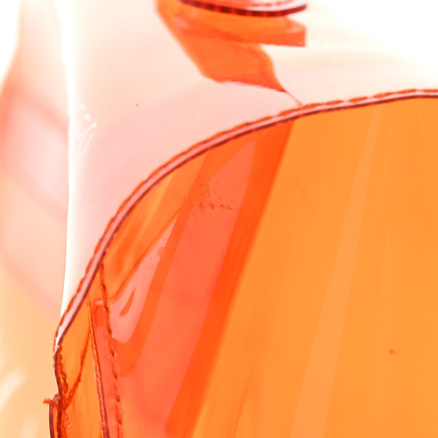 Hermes Vinyl Souvenir De L'Exposition Kelly Orange 19 of 19