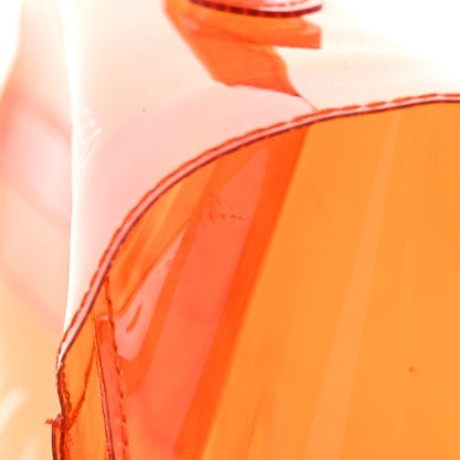 Hermes Vinyl Souvenir De L'Exposition Kelly Orange 19 of 19