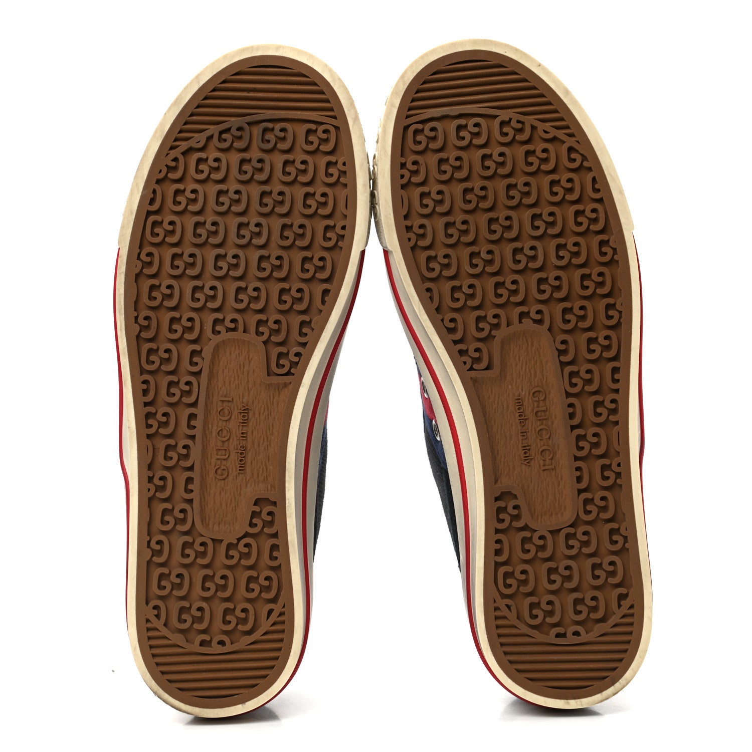 Gucci Canvas Web Womens 1977 Tennis Sneakers 37.5 Black 5 of 9