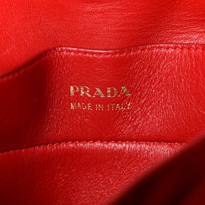 Prada Saffiano Cuir Large Double Bag Caramel Fuoco 8 of 12