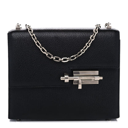 Hermes Chevre Mysore Mini Verrou Chaine Bag Black 1 of 20