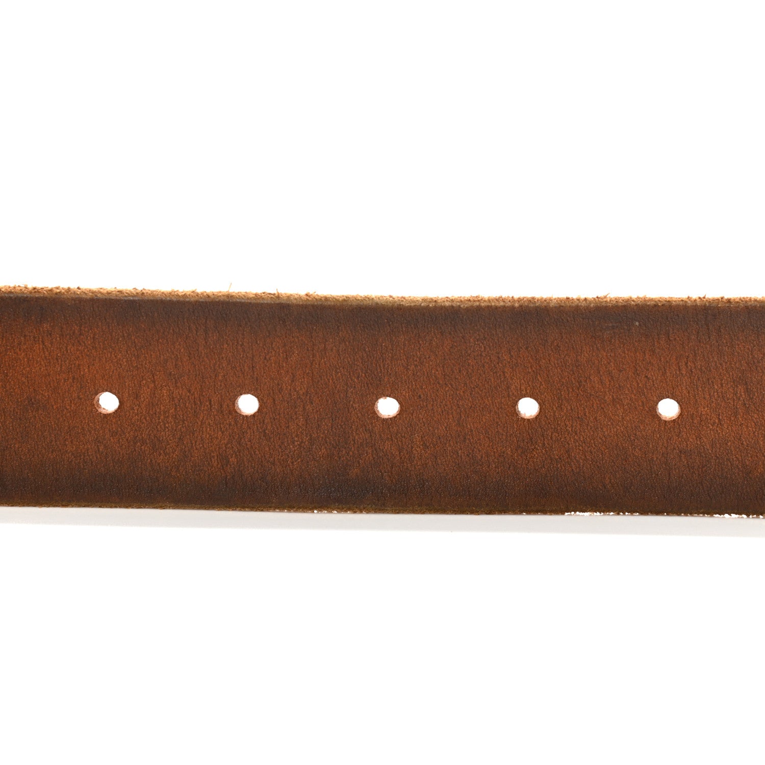 Gucci Faded Calfskin Double G 40mm Belt 80 32 Cuir 6 of 7