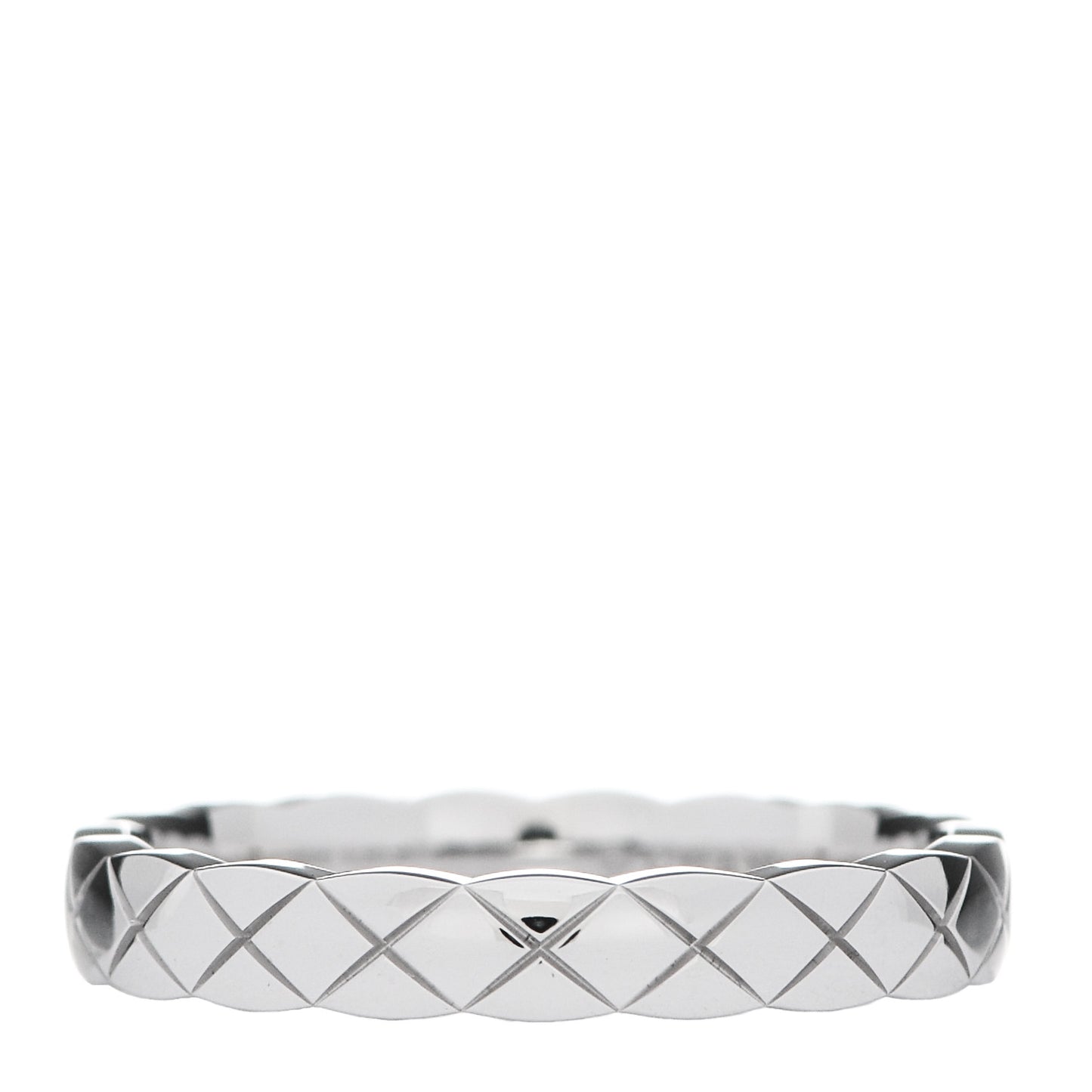 18K White Gold Mini Coco Crush Ring 55 7.25