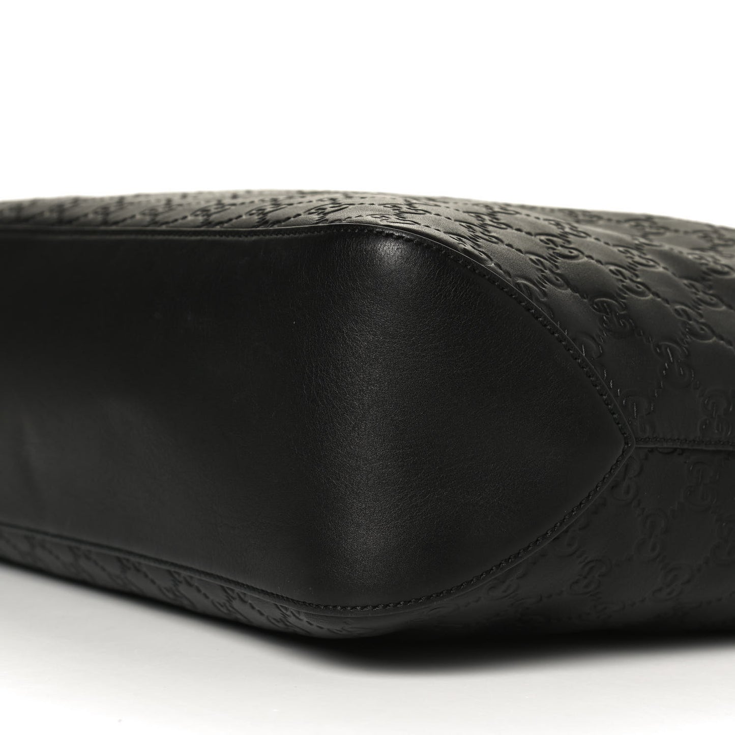 Guccissima Signature Large Linea A Hobo Black