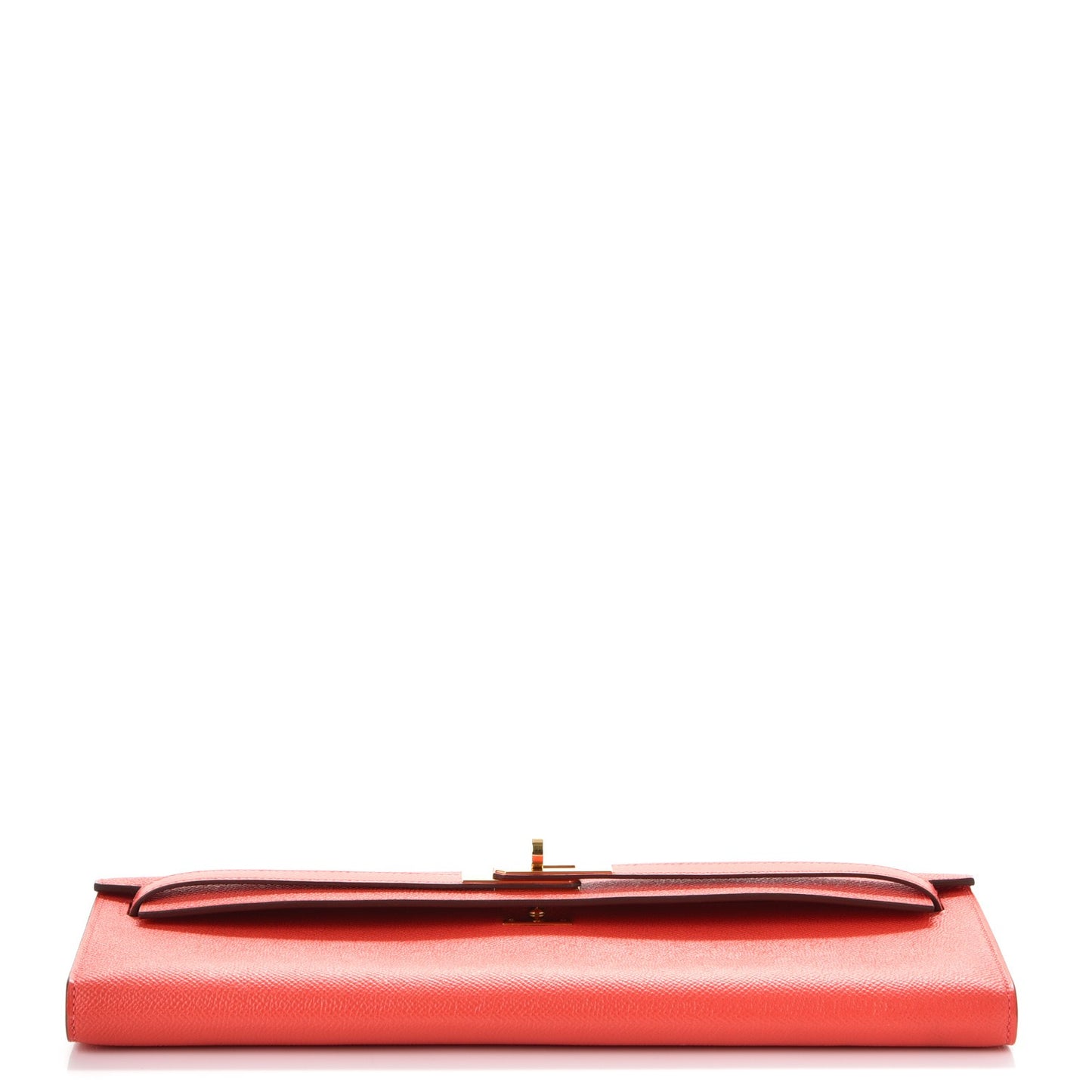 Epsom Kelly Cut Clutch Pochette Rose Jaipur