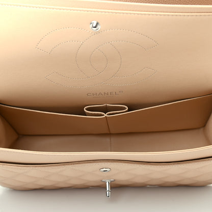 Chanel Caviar Quilted Jumbo Double Flap Beige Clair 4 of 4