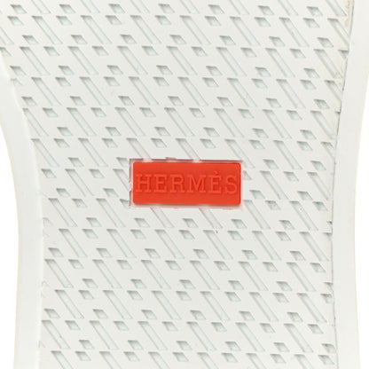 Hermes Calfskin Womens Get Sneakers 38.5 White 6 of 10