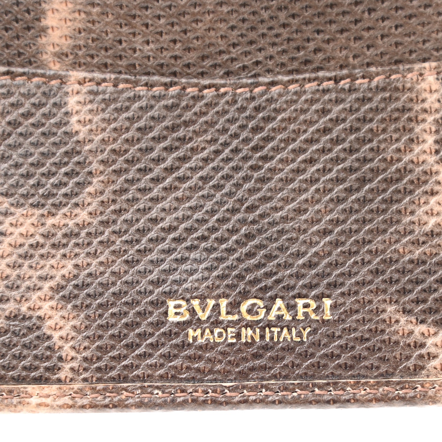 Bulgari Karung Calfskin Serpenti Forever Compact Wallet Brown 7 of 11
