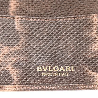 Bulgari Karung Calfskin Serpenti Forever Compact Wallet Brown 7 of 11