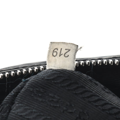 Prada Tessuto Nylon Saffiano Flat Messenger Bag Black 6 of 11