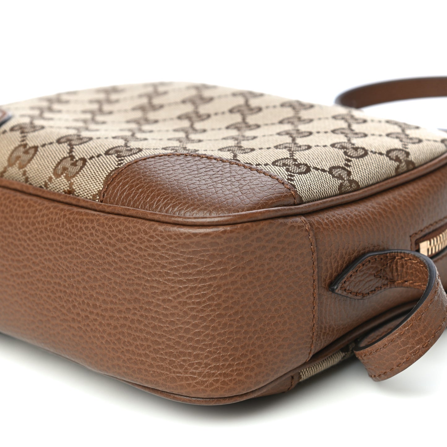 Monogram Mini Bree Messenger Bag Beige Tabacco