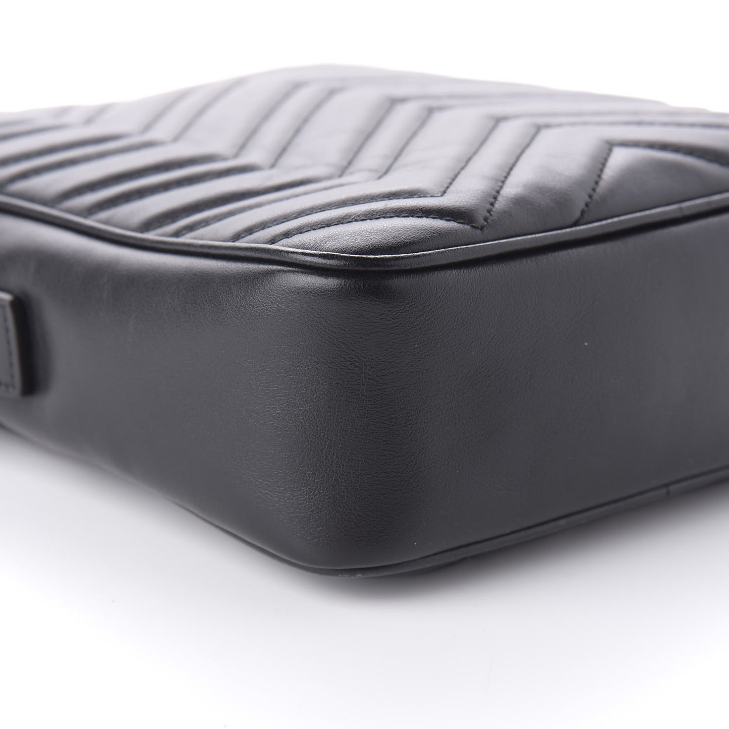 Calfskin Matelasse GG Marmont Travel Bag Black