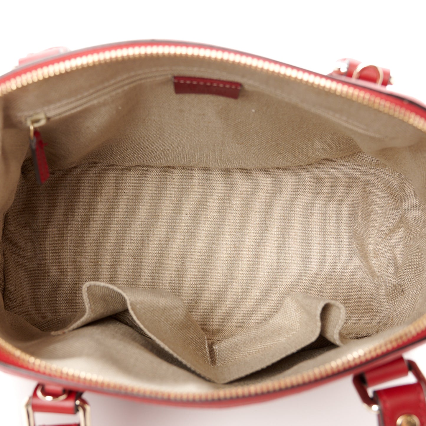 Microguccissima Medium Dome Bag Red