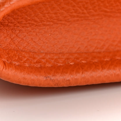 Hermes Epsom Jige Elan 29 Clutch Orange 9 of 10