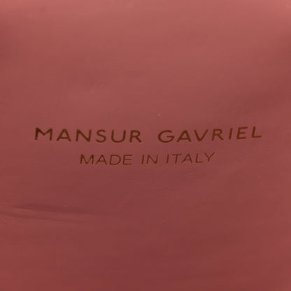 Mansur Gavriel Patent Calfskin Mini Bucket Blush 5 of 9