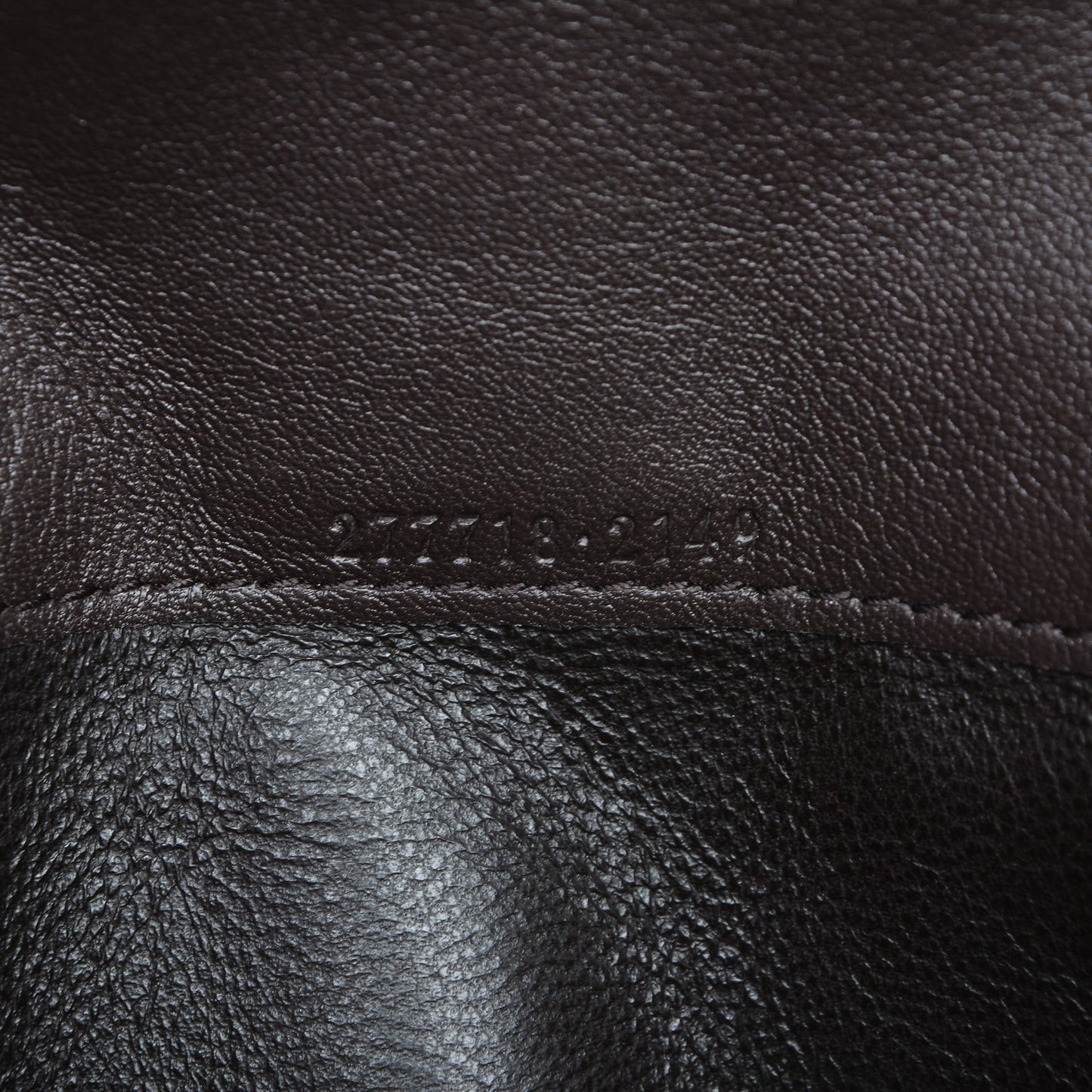 Crocodile Stirrup Continental Wallet Brown