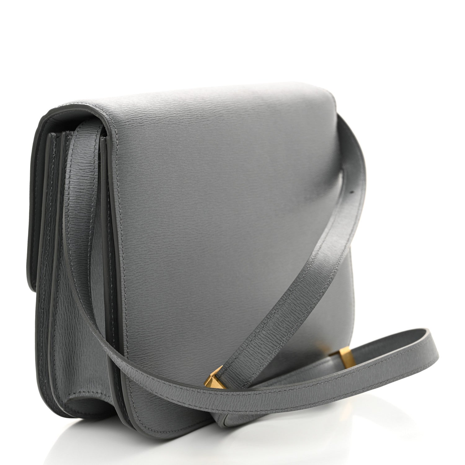 Celine Liege Calfskin Medium Classic Box Flap Bag Grey 3 of 12