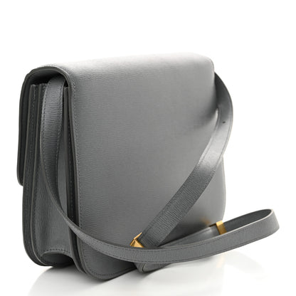 Celine Liege Calfskin Medium Classic Box Flap Bag Grey 3 of 12