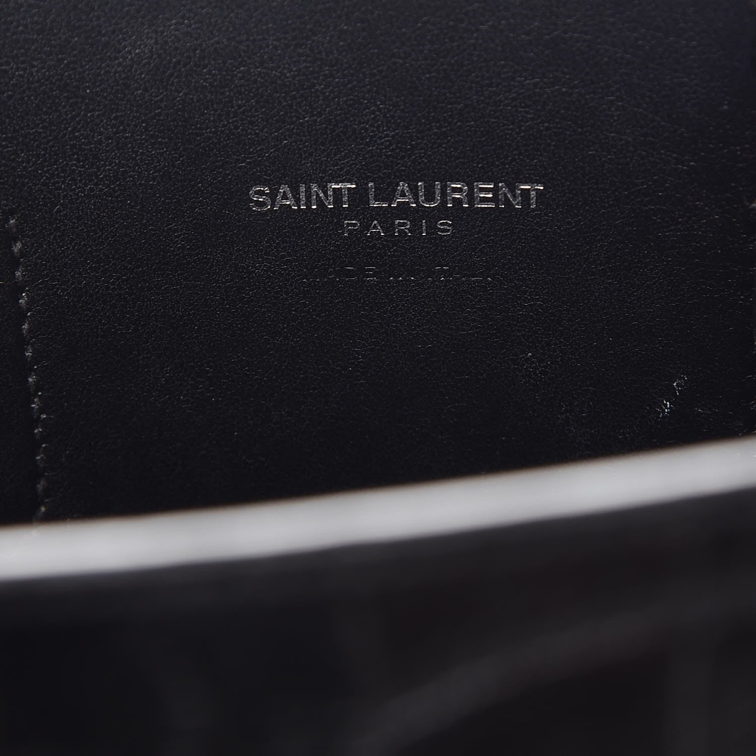 Saint Laurent Croc Calfskin Embossed Nano Sac De Jour Black 8 of 12
