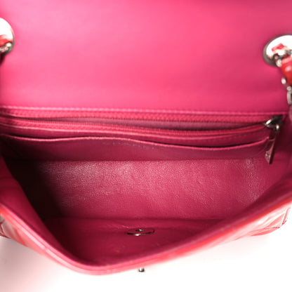 Chanel Patent Calfskin Quilted Mini Rectangular Flap Pink 5 of 10