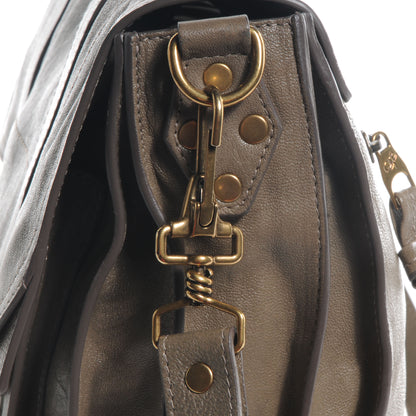 Proenza Schouler Lambskin PS1 Large Satchel Smoke 4 of 11