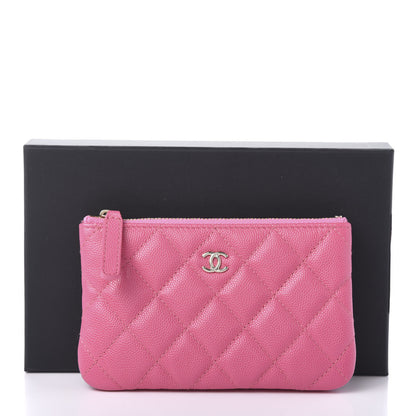 Chanel Caviar Quilted Small Cosmetic Case Pink 11 of 11