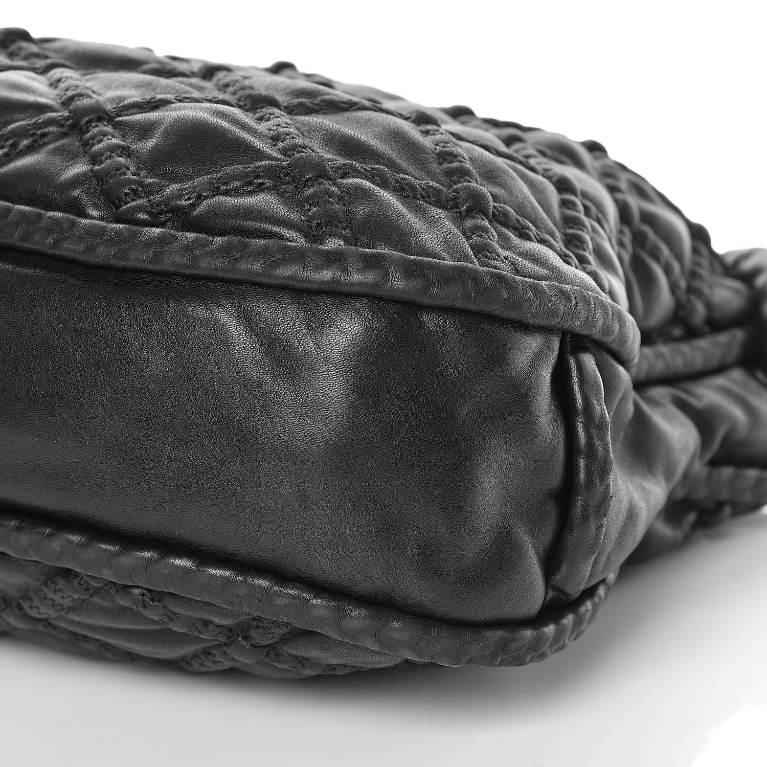 Chanel Lambskin Quilted Hidden Chain Hobo Black 9 of 9