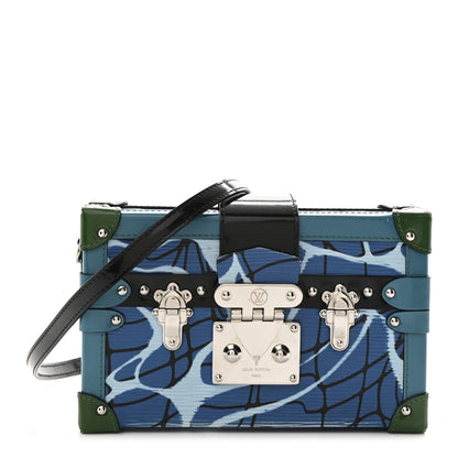 Louis Vuitton Epi Petite Malle Aqua 1 of 9