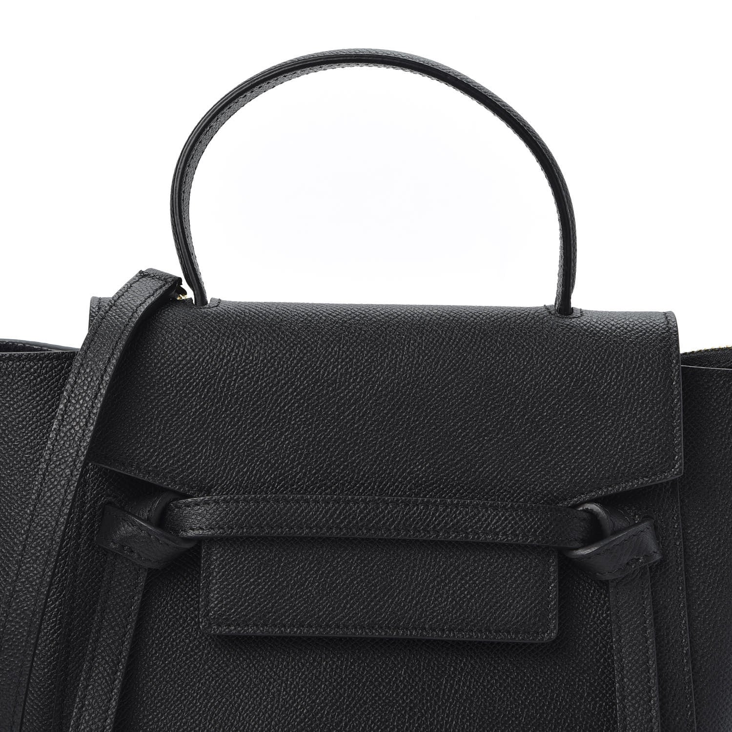 Celine Grained Calfskin Nano Belt Bag Black 10 of 10