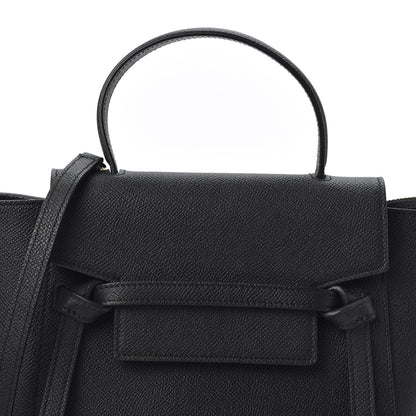 Celine Grained Calfskin Nano Belt Bag Black 10 of 10