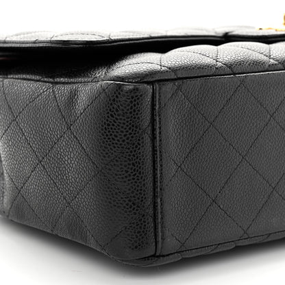 Chanel Caviar Quilted Maxi Double Flap Black 9 of 10