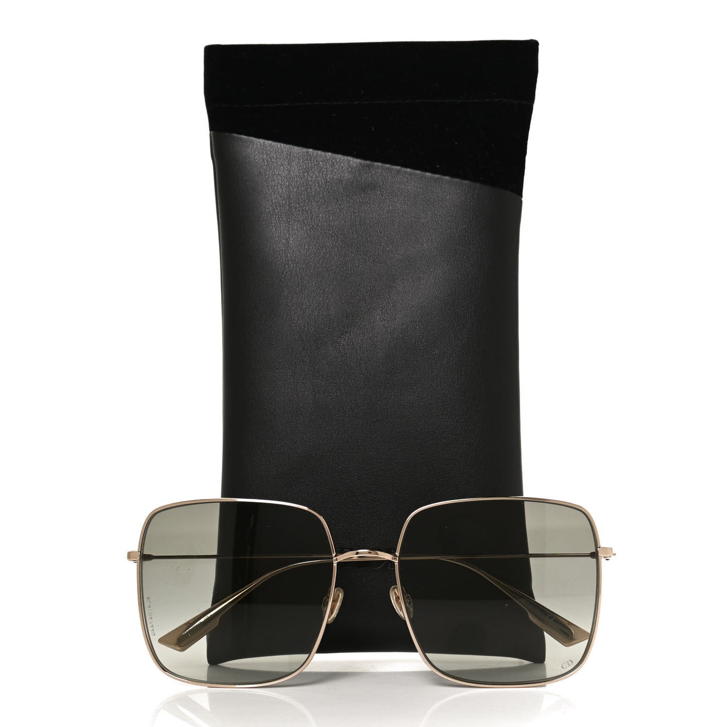 Metal Stellaire 1 Square Sunglasses Gold