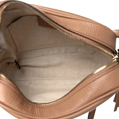 Gucci Pebbled Calfskin Small Soho Disco Bag Camelia 5 of 11