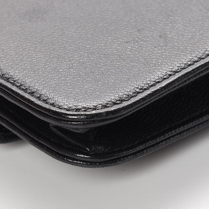 Chanel Caviar Sevruga Wallet On Chain WOC Black 19 of 22