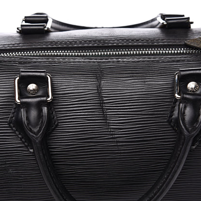Louis Vuitton Epi Speedy 30 Black 9 of 19