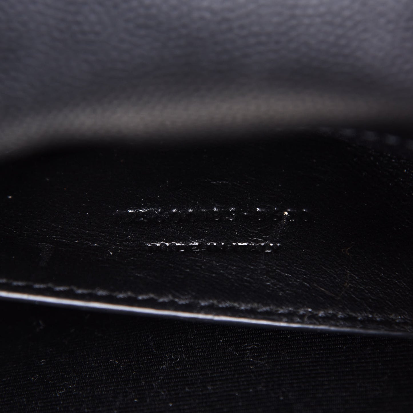 Grain De Poudre Textured Mixed Matelasse Triquilt Medium Monogram Satchel Black