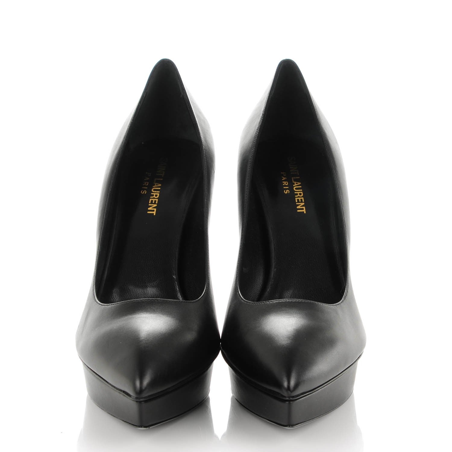 Saint Laurent Calfskin Classic Janis 80 Escarpin Pumps 40 Black 2 of 8