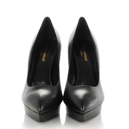 Saint Laurent Calfskin Classic Janis 80 Escarpin Pumps 40 Black 2 of 8