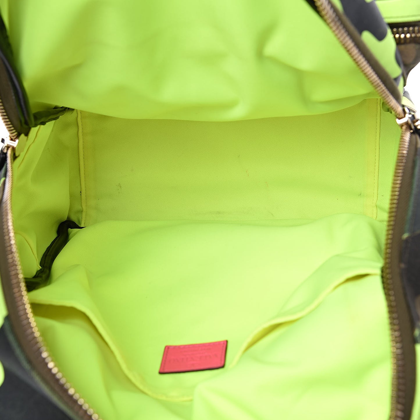 Camouflage Backpack Green Fluo
