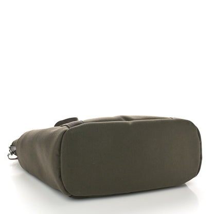 Hermes Toile Sac De Pansage Groom Kaki Feu 5 of 12