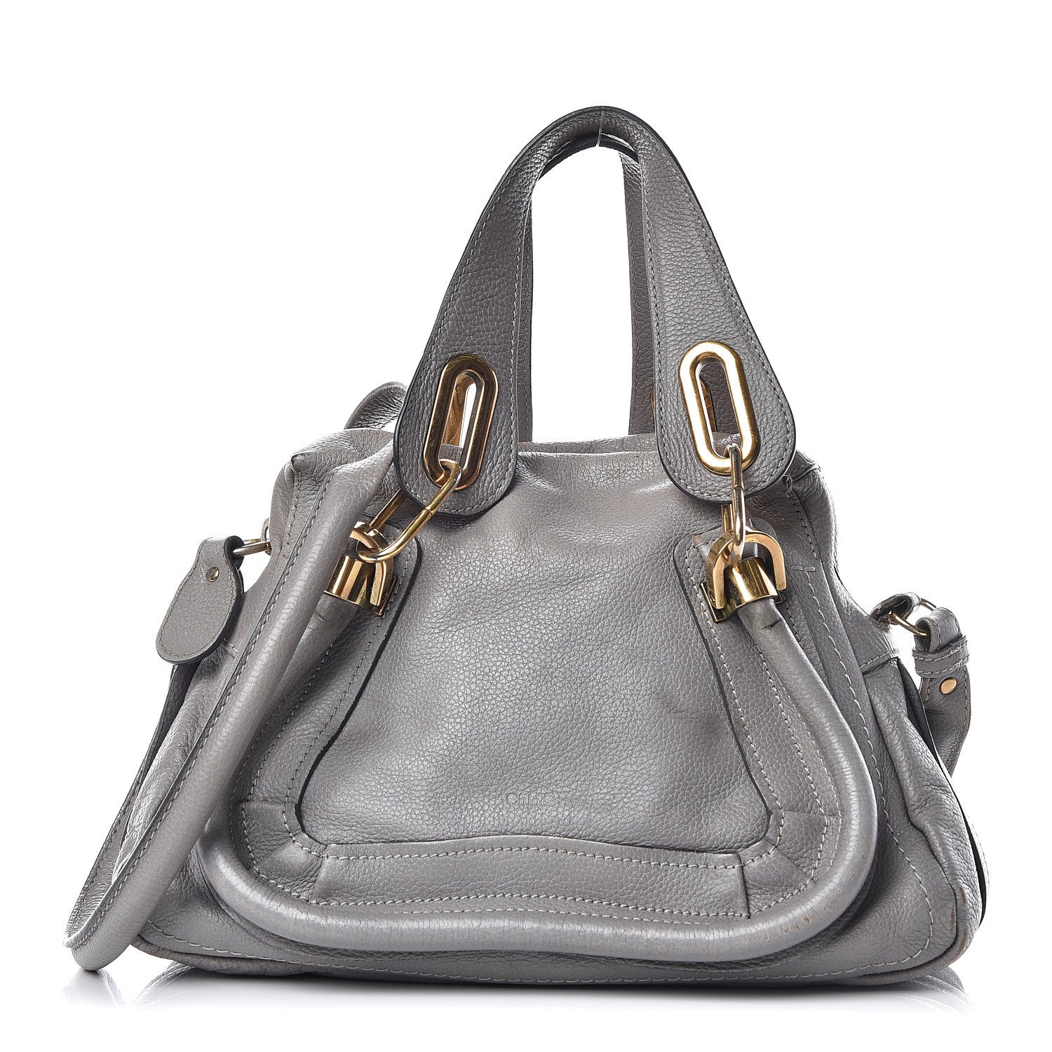 Chloe Calfskin Small Paraty Cashmere Grey 1 of 18