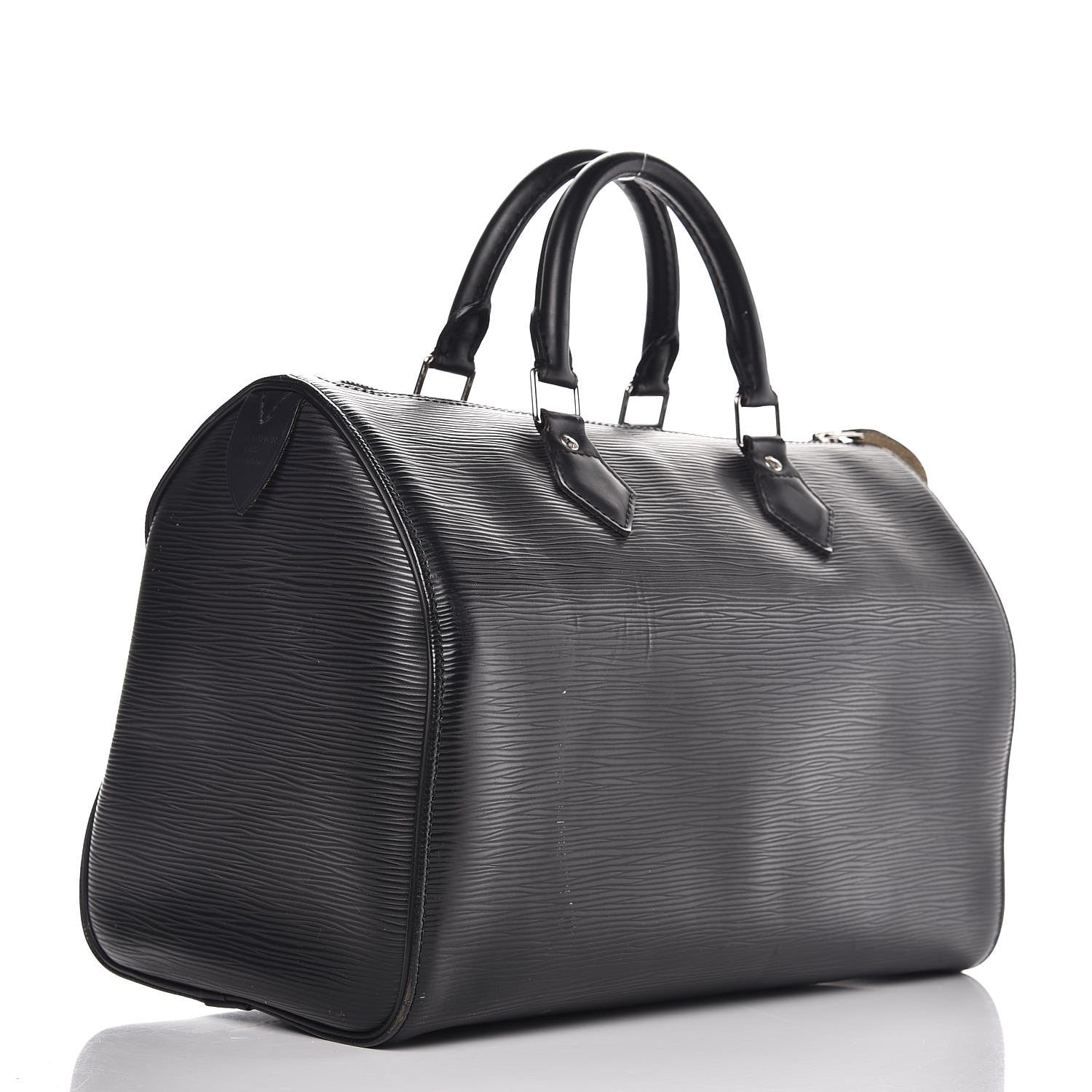 Louis Vuitton Epi Speedy 30 Black 3 of 17