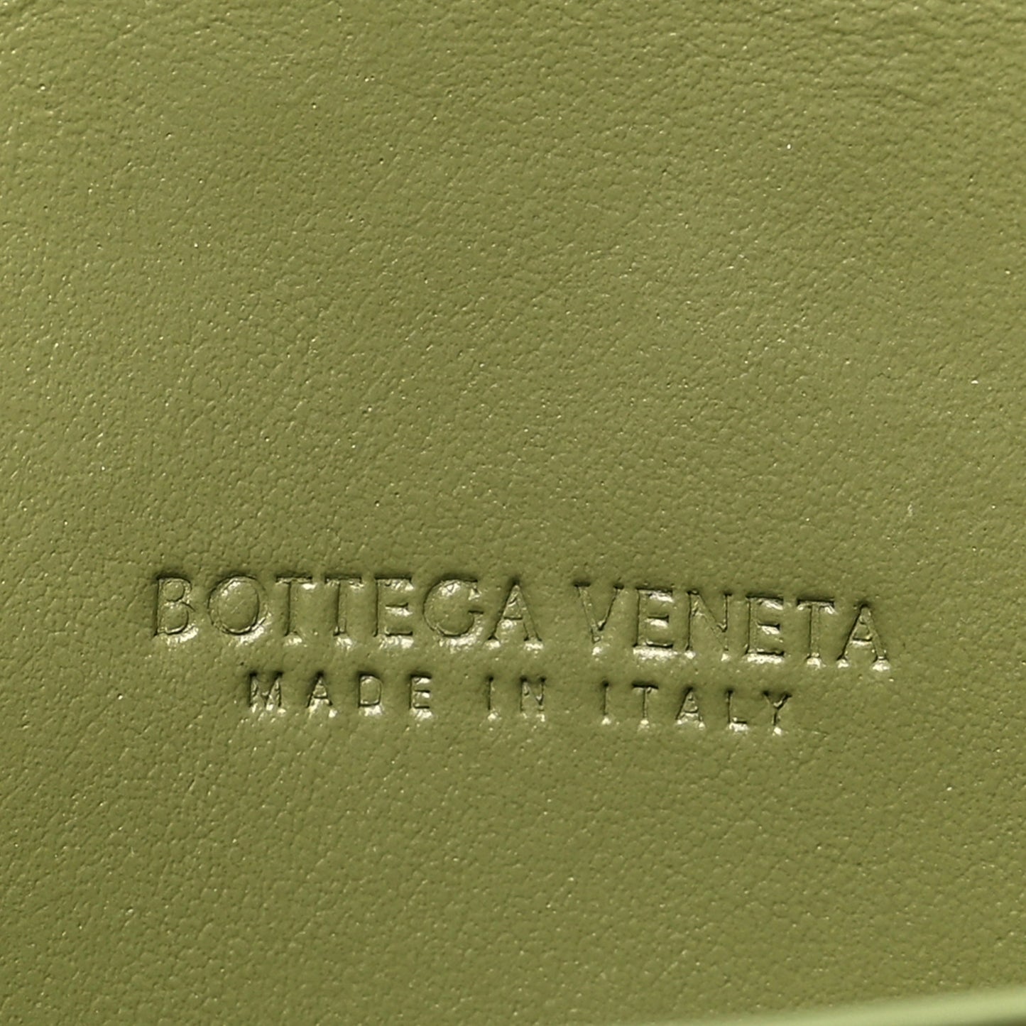 Nappa Intrecciato Long Andiamo Top Handle Clutch Matcha Matcha