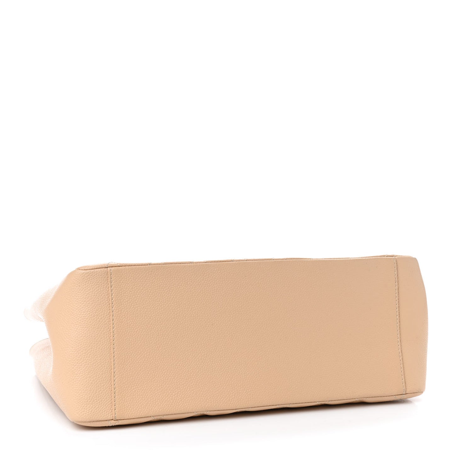 Caviar Quilted Grand Shopping Tote GST Beige
