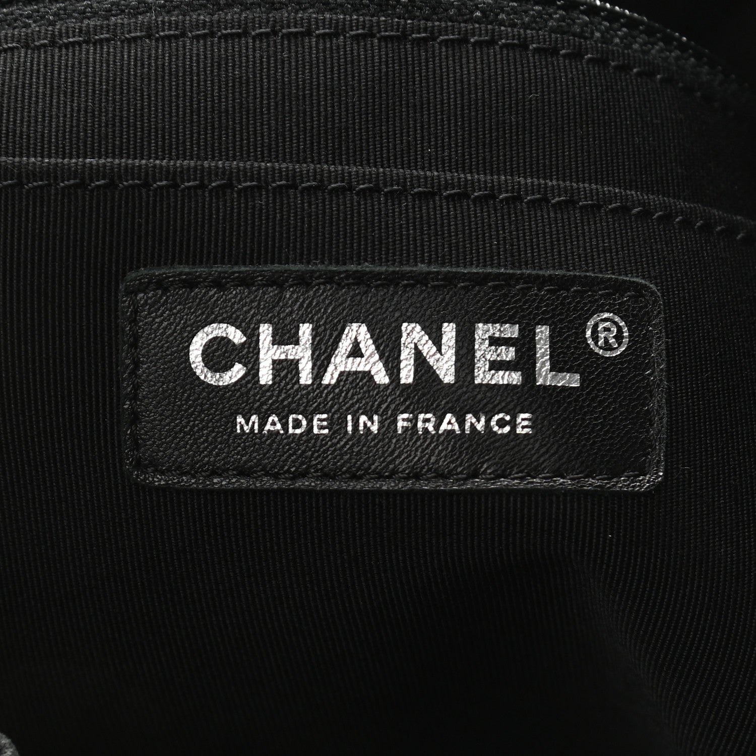 Chanel Lambskin Quilted CC Chain Bucket Drawstring Bag Black 8 of 11