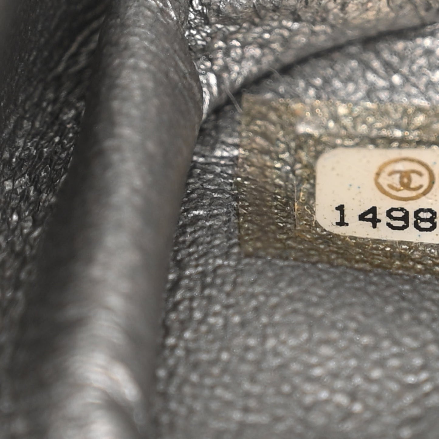 Metallic Aged Calfskin Quilted 2.55 Reissue 227 Flap Argent Fonce