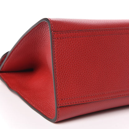 Gucci Calfskin Small GG Marmont Top Handle Bag Vulcanic Red 5 of 9